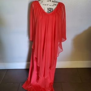 70s cape dress